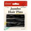Annie Jumbo Hair Pins 3" 32Ct Black