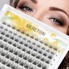 Lash Cluster Extension 144pcs Individual Lashes Cluster Natural DIY Eyelash Lash Clusters 8-16mm Mix D Curl Eyelash Clusters Extensions Self Application at Home(MRTA01 Lashes Clusters)