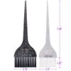 Colortrak Galaxy Glitter 2 Piece Hair Brush Set for Highlighting and Coloring Hair Sections, Includes 2.5 Inch Wide Celestial Glow Soft Bristle Brush, 3 Inch Wide Meteor Shower Stiff Bristle Brush