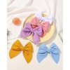 doboi 10PCS Baby Girls Hair Clips Bows Waffle Fable Hair Bows for Girls Hair Accessories for Baby Toddlers Kids 4.5 Inches