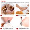 14Pack Pedicure Callus Shaver Set - Stainless Steel Foot File Callus Remover with 10pcs Blades and Wood Handle, Professional Heel Scraper Foot File for Feet Care and Dead Skin