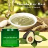 First Botany Hair-Treatment Masks, Avocado Shea Nourishing - Deep Conditioning Hair Mask for Dry Damaged Hair and growth, Hair moisturizer & Conditioner, Sulfate Free hair care