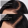 BLL Synthetic Lace Front Wig, Body Wave Glueless Wig 13x6 HD Lace Front Wigs For Black Women Pre Plucked Natural Hairline Black Wig