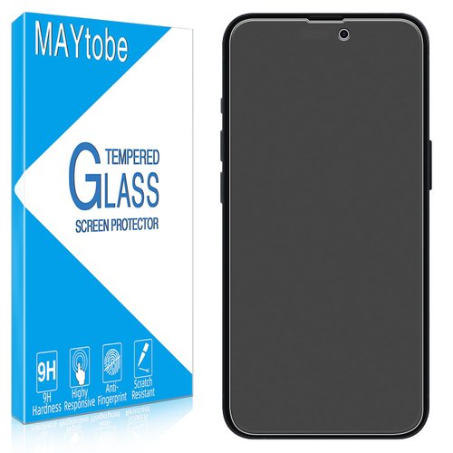 MAYtobe [2-Pack Matte Screen Protector for iPhone 14 Pro Max Tempered Glass, Anti-Fingerprint, Smooth as Silk, Anti Scratch, Anti-Reflection, Easy to Install