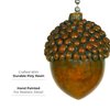 Rivers Edge Products 12" Ceiling Fan Pull Chain Extender, Pull String Extension for Light Fixture, Decorative Nature Ornament, Room, House, or Cabin Decor, Acorn
