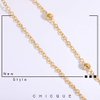 Chicque Boho Head Chain Jewelry Gold Headpiece Beaded Hair Jewelry Layered Hair Chain Festival for Women and Girls