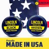 Lincoln Stain Wax Shoe Polish 2 1/8 Oz Color - Black