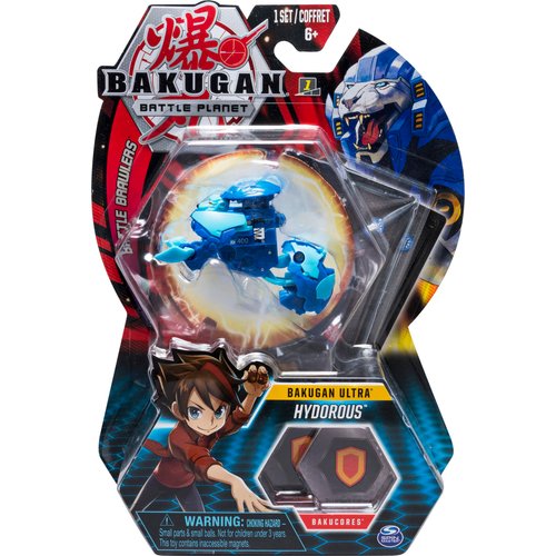 Bakugan Ultra, Hydorous, 3-inch Collectible Action Figure and Trading Card, for Ages 6 and Up