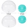 2 Pieces Hamster Exercise Ball, 5.7 Inch Hamster Running Ball Transparent Plastic Hamster Ball Wheel for Dwarf Hamsters Small Pets to Reduce Boredom and Increase Activity