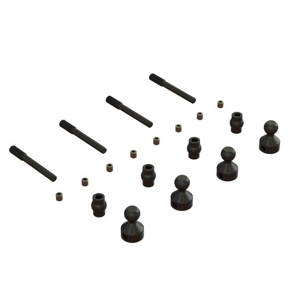 ARRMA Sway Bar Hardware Set Black