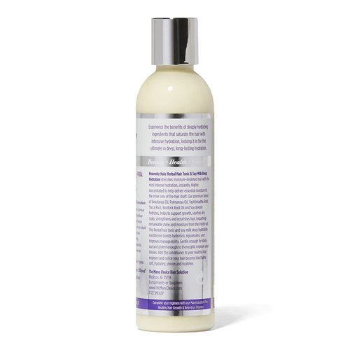 The Mane Choice Heavenly Halo Herbal Hair Tonic & Soy Milk Deep Hydration Conditioner, 8 Ounce