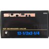 Sunlite Bicycle Tube 12-1/2 x 2-1/4 (1.75) Angled 70 Degree SCHRADER valve