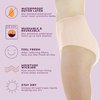 Wearever Women's Incontinence Underwear for Bladder Control with Super Absorbency - Reusable & Washable Leak Proof Underwear for Women - (Pack of 3) (Beige) (S) (Fits Hip 35-37")