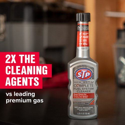 STP Complete Fuel System Cleaner, Fuel Cleaner Deep Cleans Entire Fuel System, 5.25 Oz, Multicoloured, 1 Count (Pack of 1)