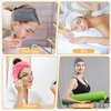 SINLAND Spa Headband for Women Adjustable Makeup Hair Band with Magic Tape,Head Wrap for Face Care, Makeup and Sports 12 Pack