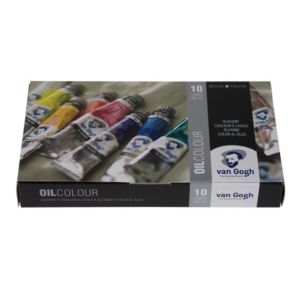Van Gogh Oil Color Paint, 10x20ml Tubes, Basic Set