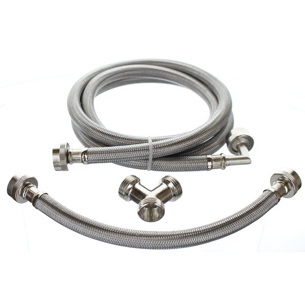 Premium Steam Dryer Hose Installation Kit - Stainless Steel - Multiple Lengths from Kelaro