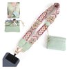 Save Girls Clip and Go Phone Strap with Wallet Adjustable:cell Phone Strap Crossbody, phone purses with crossbody strap,phone wrist strap alternative to Handbag,phone lanyard for women(Green)