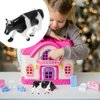 Toyvian 30 Pcs Mini Cow Animal Figure Feng Shui Ox Farm Barn Animals Playset Cow Model Toys Mini Animal Figurine Abs Child Potted Plant Decor