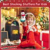 KULOLO 12 Pack Christmas Crafts for Kids - Build A Snowman Kit,Modeling Clay for Kids,Arts and Crafts for Boys Girls Ages 3 4 5 6 7 8 9 10 11 12,Christmas Craft Supplies,Xmas Gifts,Kids Crafts