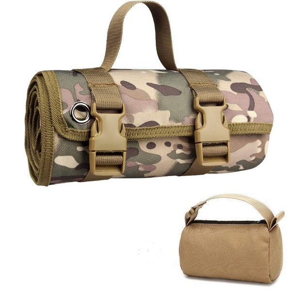 LIVANS Shooting Mat Tactical Shooting Pad Roll Up Shooting Training Mat Prone Shooter Mat Protective Shooting Blanket for Range and Hunting, with Shooting Rest Sand Bag