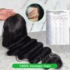 Cikana 28 Inch Body Wave 13x6 Lace Front Wigs Human Hair 180% Density 13x6 HD Transparent Frontal Wigs Human Hair Glueless Brazilian Virgin Human Hair Lace Front Wigs Pre Plucked Natural Hairline