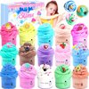 KUALUDJIT Butter Slime Toys Kit 12Pack, Fidget Toys Educational Toys, Super Soft & Non-Sticky,Stress Relief for Girls and Boys Age6-12 Party Favors and Birthday Christmas Slime