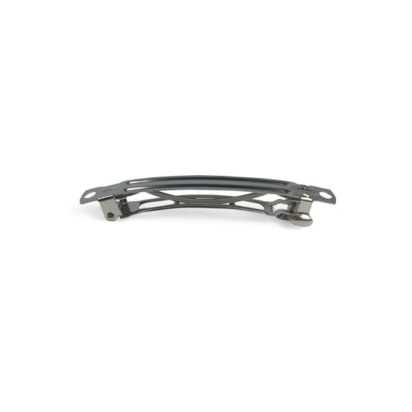 French Style Metal Barrettes Silver Hair Clips Accessory Findings 10 pk 3 Sizes (60mm)