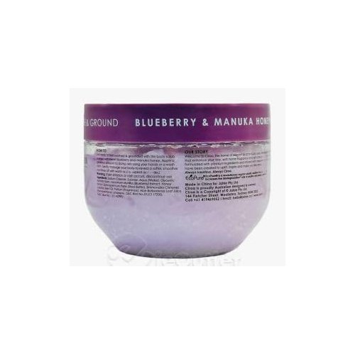 Ciroa, Sugar Body Scrub, BLUEBERRY & MANUKA HONEY, 21.2 oz, Soothe & Ground, Cruelty Free (600gr) Pack of One