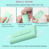 Holy Rose Portable Dental Floss Picks Dispenser 2Box,Travel Floss Storage Case with Adult Toothpicks Flosser Sticks 80 Count,Portable Floss Case for Oral Care Teeth Cleaning Perfect Tool (Whit)