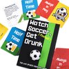 Watch Soccer, Get Drunk - The Live Soccer Drinking Game | 260 Cards with a Mini Soccer Ball. Perfect for Parties, Group Game Day, Tailgating. Great Gift for Sports Fans.