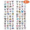 Koala Temporary Tattoos Birthday Party Supplies Decorations 96PCS Cute Tattoos Stickers Party Favors Kids Gifts Girls Boys Classroom School Prizes Themed