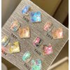Nail Glitter for Nail Art Chameleon Flakes Nail Foil Holographic Nail Powder Body Glitter Opal Iridescent Nail Polish Acrylic Powder Set 6 Boxes Nail Art Design Kit for DIY Women Girls Ultra Thin
