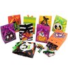 JOYIN Halloween Candy Bags Treat Boxes-12 Pieces Halloween Paper Bags Trick or Treat Halloween Sweet Goodie Bags with Ribbon, Halloween Party Favors Gift Bags