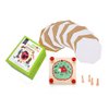 Happytime Kids' Flower & Leaf Press Nature Crafts Wooden Art Kit Outdoor Play Learning Toy Creativity Pressed Flower Art Kit DIY Recycle Floral Press Gift for Kids & Teens, Girls & Boys