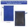 Anglecai Clay Mitt 2 Pack, Clay Bar Mitt for Car Detailing Fine Grade Clay Towel Mitt Reusable Car Wash Glove Mitt for Car Detailing and Polishing