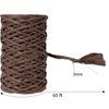 65 Feet Floral Wire Vine Wire Bind Wire Rustic Craft Wire Wrapping Wire for Flower Bouquets (Dark Brown)