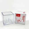 Peak Athletix Baseball & Golf Ball Display Case Acrylic Cube Square Clear Memorabilia Display & Storage Sports Official (Golf Ball Case, 1EA)