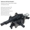 Engine Coolant Thermostat Housing with Sensor Gasket for 2011-2016 Chevrolet Cruze 2012-2017 Chevrolet Sonic 2013-2017 Chevrolet Trax Replaces 25192228