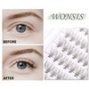 WONSIS Individual Lashes, Lash Clusters, 240 Pcs 10D Individual Lash Extensions, Natural Soft Lightweight Reusable, Thickness 0.07mm C Curl False Eyelashes 8/9/10/11/12mm (10D 8-12mm)