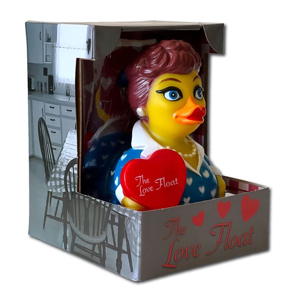 CelebriDucks - The Love Float - Floating Rubber Ducks - Collectible Bath Toy Gift for Kids & Adults of All Ages