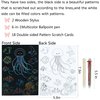 SuyuanArt Color Scratch Art Paper Set for Kids, Double Sided Ocean and Animal Designs,Boys Scratch Off Magic Drawing Crafts Wooden Stick Stylus Party Favors