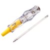 uxcell Voltage Tester Pen AC 100-500V with 3.5mm Slotted Phillips Screwdriver 151mm Length for Circuit Test, Clear and Yellow