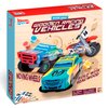 JOYIN Kids Craft Kit Build & Paint Your Own Wooden Race Car Art & Craft Kit DIY Toy Make Your Own Car Truck Toy Construct and Paint Craft Kit, Presents for Kids