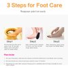 Foot File, Foot Callus Remover Professional Sandpaper Pedicure Tools Double Sided Foot Rasp File Depilation with Plastic Handle, Foot File for Dead Skin for Foot(5pcs/Pack)