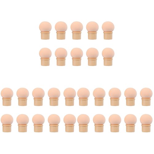 Ipetboom 30 Pcs Sponge Gradient Nail Brush Replacement Head, Nail Art Tools Sponge Interchangeable Head Dotting Pen
