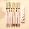 Bekoeen 6 Pack Colorful Matte Eyeshadow Pencils and Eyeshadow Pencils with Bright Shimmer Colors, Durable and Waterproof, Suitable for Daily Makeup or Holiday Makeup