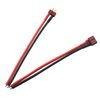 3Pairs ShareGoo Deans T Plug Male Female Connector with 150mm 14AWG Soft Silicone Wire Cable for RC Airplane Quadcopter Car Boat Lipo Battery ESC Charger