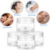DTDNZKN 4 Pack 1 Oz (30ml) travel containers for creams Leak Proof with Labels