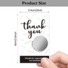 Haizct 50 Pack Thank You Blank Gift Certificate Scratch Off Cards for Small Business, Spa Beauty Makeup Hair Salon, Bridal Shower, Baby Shower, Country Wedding (Thank You CardC)-GK088